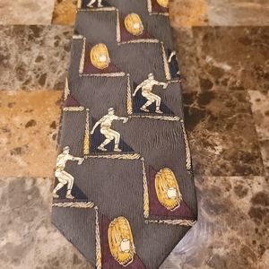 Baseball Themed Tie